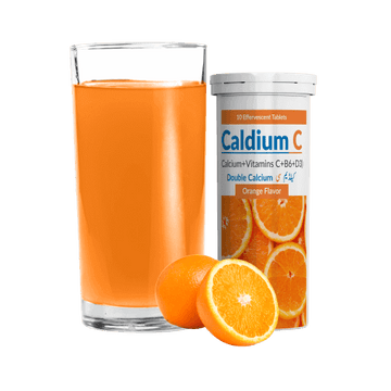 Caldium C - Vitamins C+B6+D3 -10 Effervescent Tablets