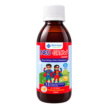 Neu Grow Liquid – Kids’ Multivitamin & Mineral Supplement HI NUTRITION